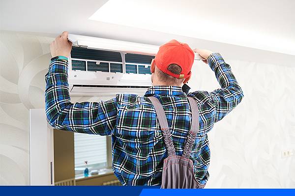 Ductless HVAC installation