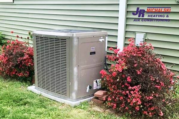outdoor HVAC system by JR Michaski