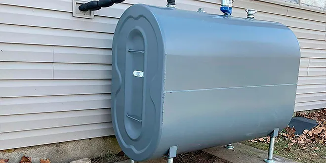 JR Michalski technician performing boiler service in Langhorne PA